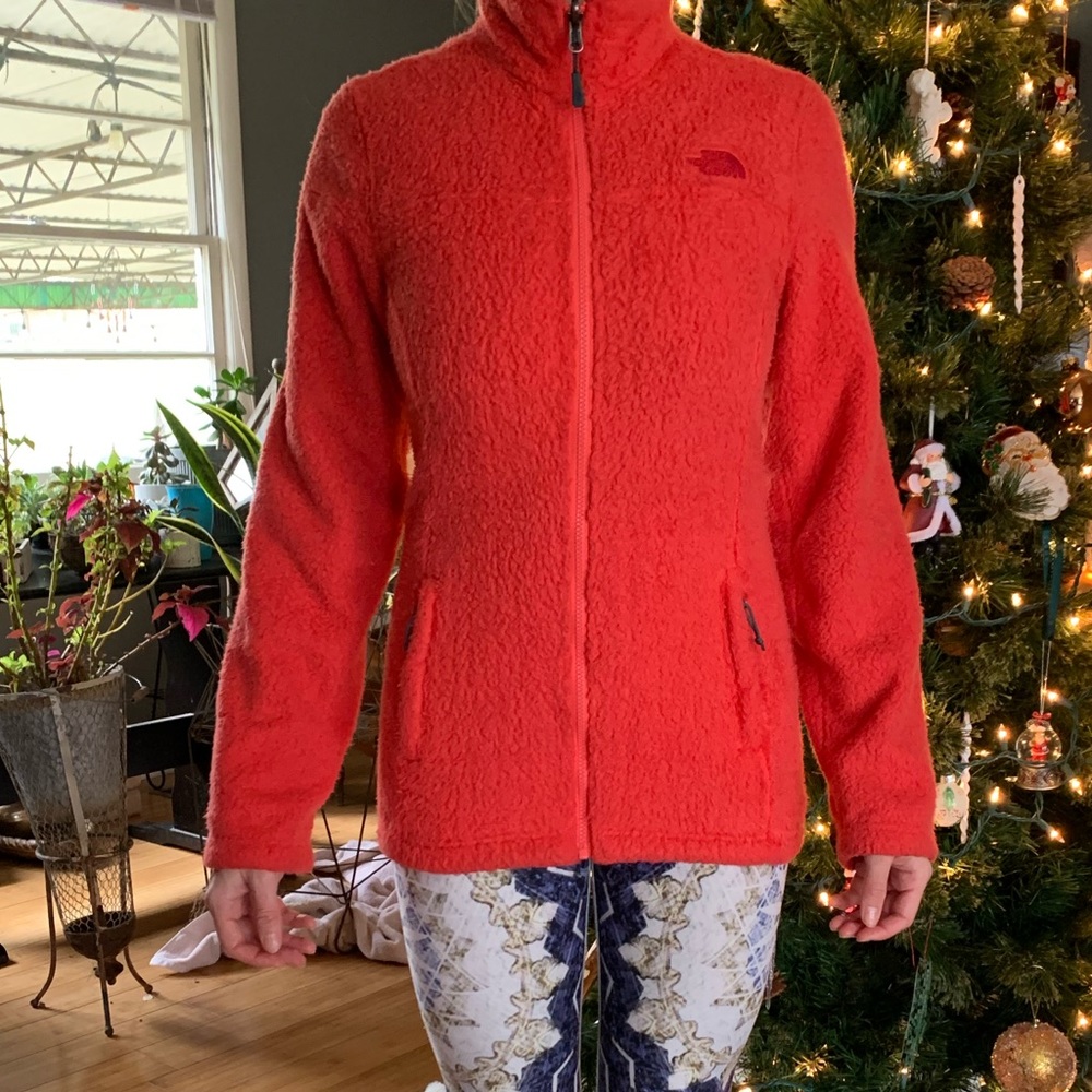 Neon Pink North Face jacket